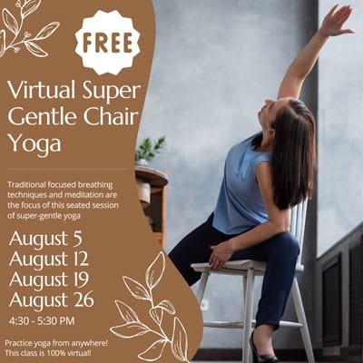 Virtual Super Gentle Chair Yoga IG 3 Goodwood Museum Gardens